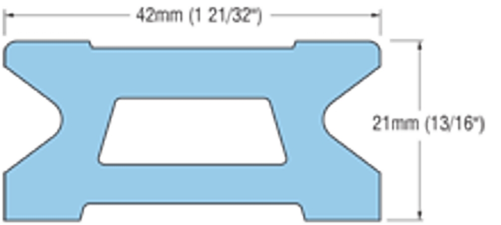 Ronstan S42 End Cap Plastic 50mm x 49mm