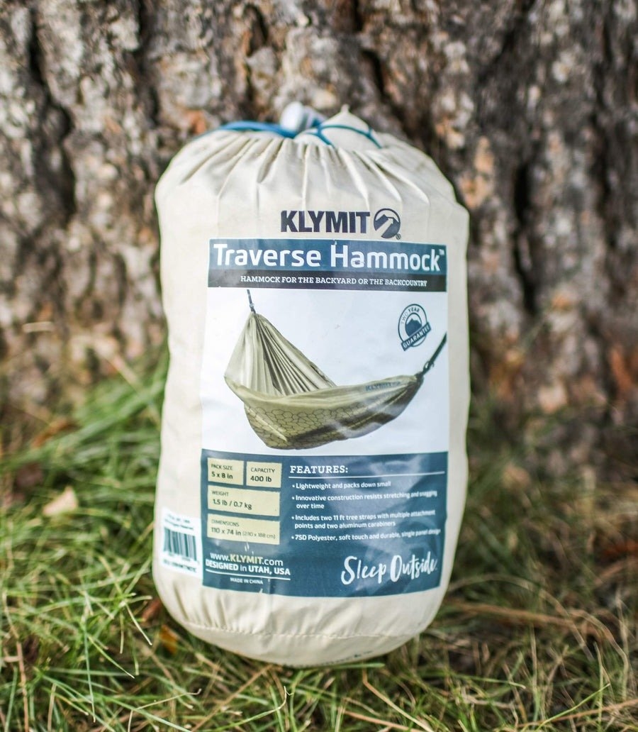 Klymit Traverse Double Camping Hammock Tan
