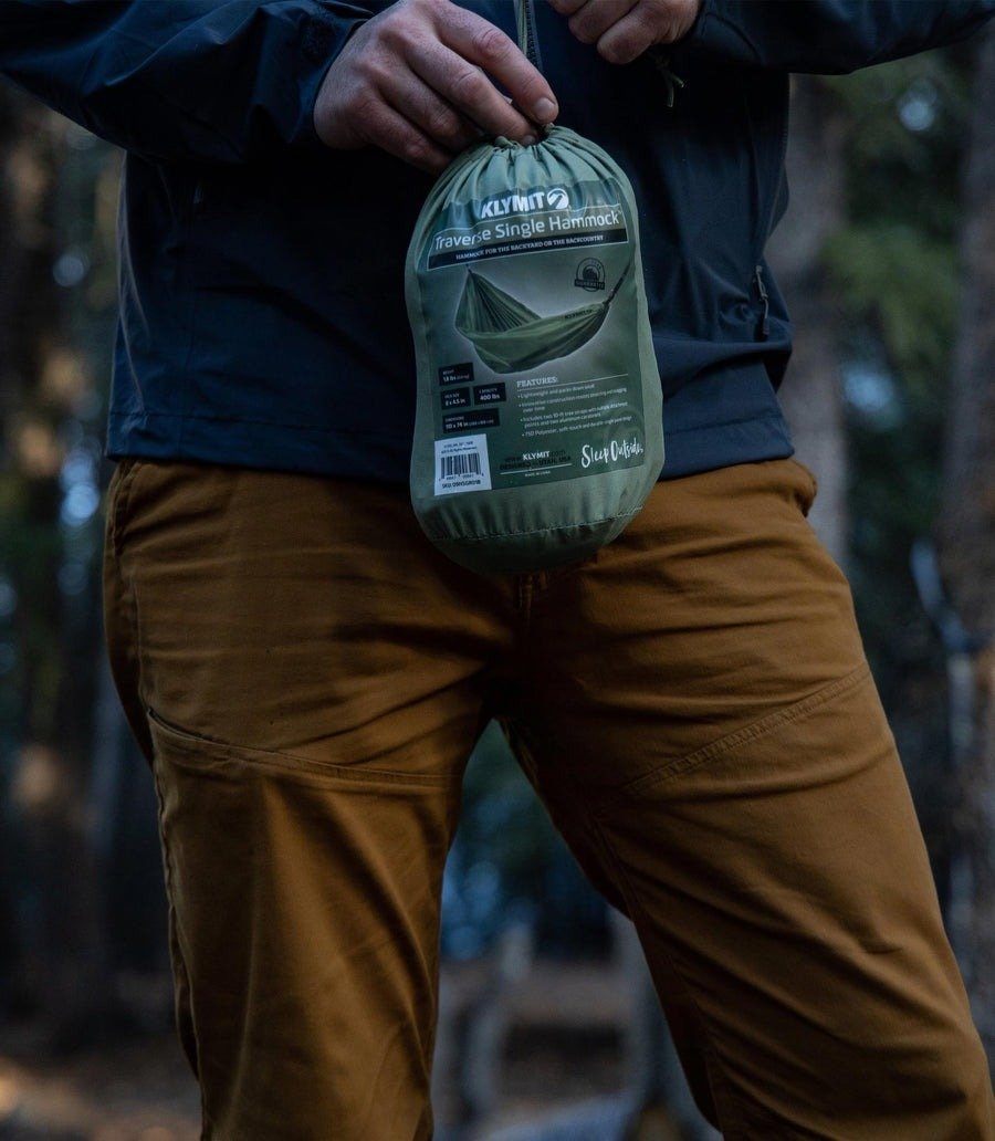 Klymit Traverse Single Camping Hammock Green