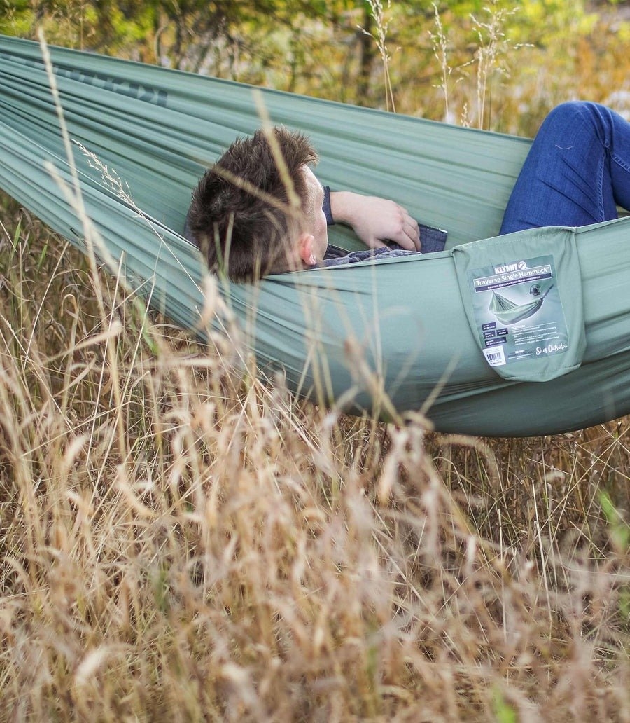 Klymit Traverse Single Camping Hammock Green
