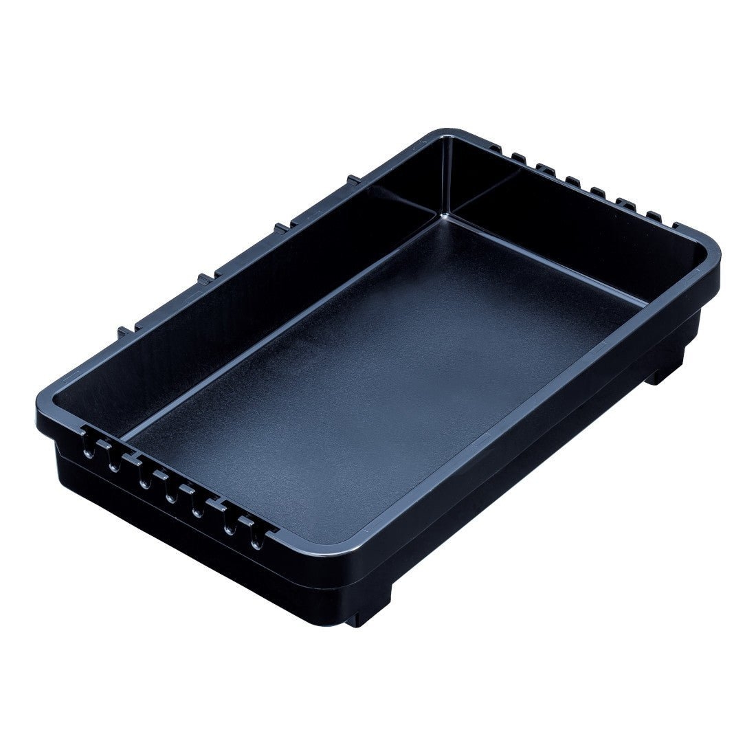Meiho Bucket Mouth Tray Black Large