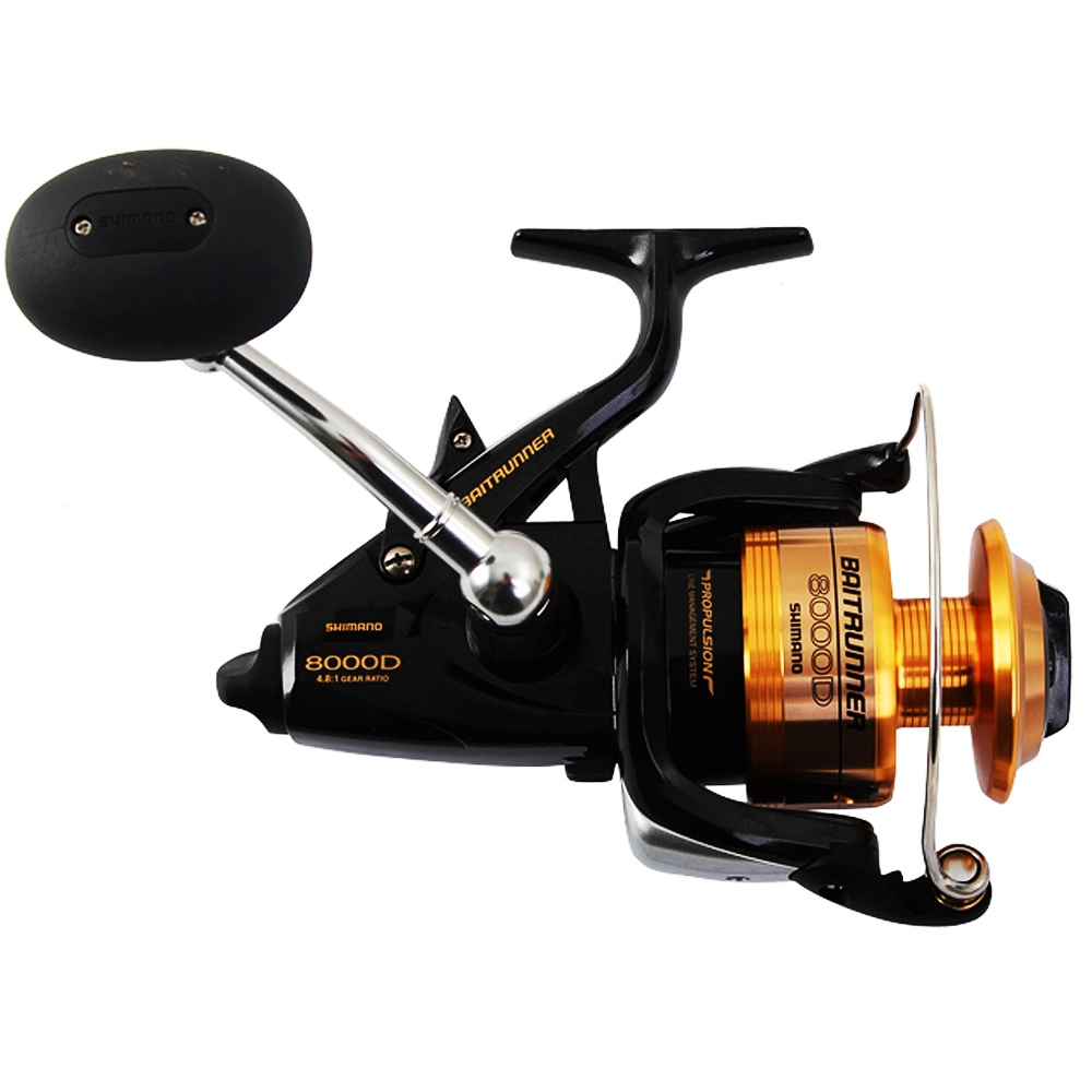 shimano baitrunner d 8000 spinning reel 8000D EU Model Fishing With Front Drag, BTR8000DEU : Fishing Reels : Sports & Outdoors The Shimano Baitrunner D is the pinnacle of the new Baitrunner collection Shimano BTR8000OC Baitrunner OC Spinning