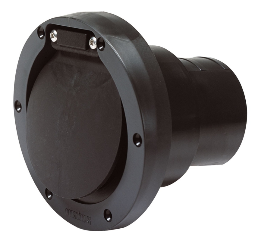 VETUS Plastic Transom Exhaust Connection with Check Valve 45mm