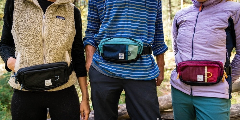 Chums Trekker Waist Pack Black