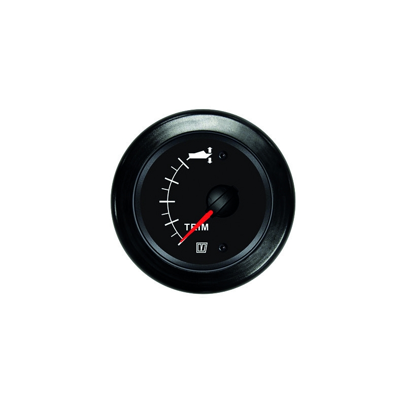 VETUS Trim Meter for Z-Drive 12/24 Volt Black