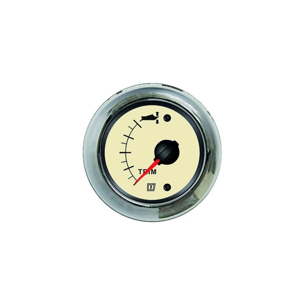 VETUS Trim Meter For Z-Drive 12/24 Volt Cream