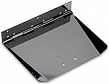 Lectrotab Powdercoated Stainless Steel Trim Tab Plate 12inx12in Black