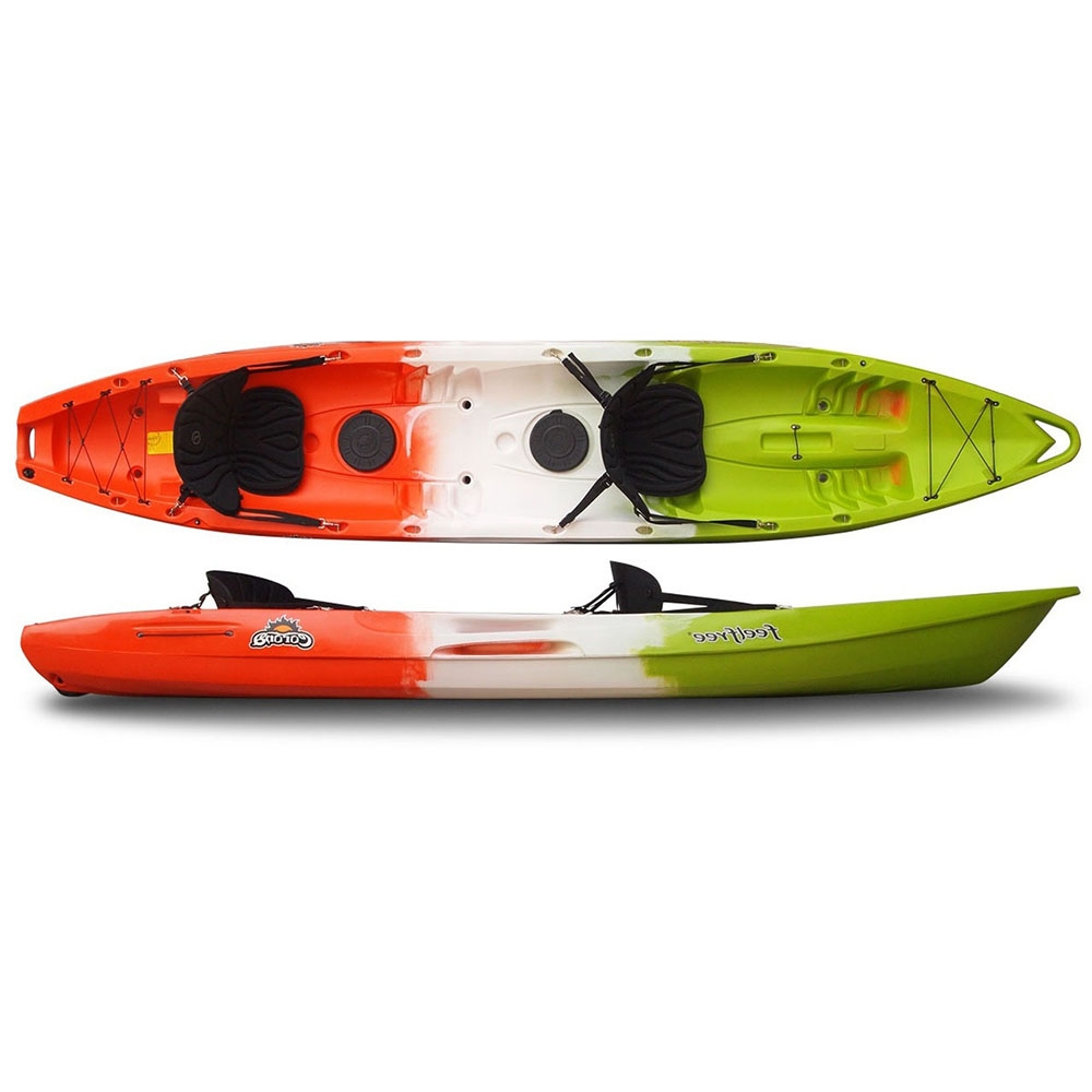 FeelFree Corona Tandem Kayak Tropical Lime/White/Orange