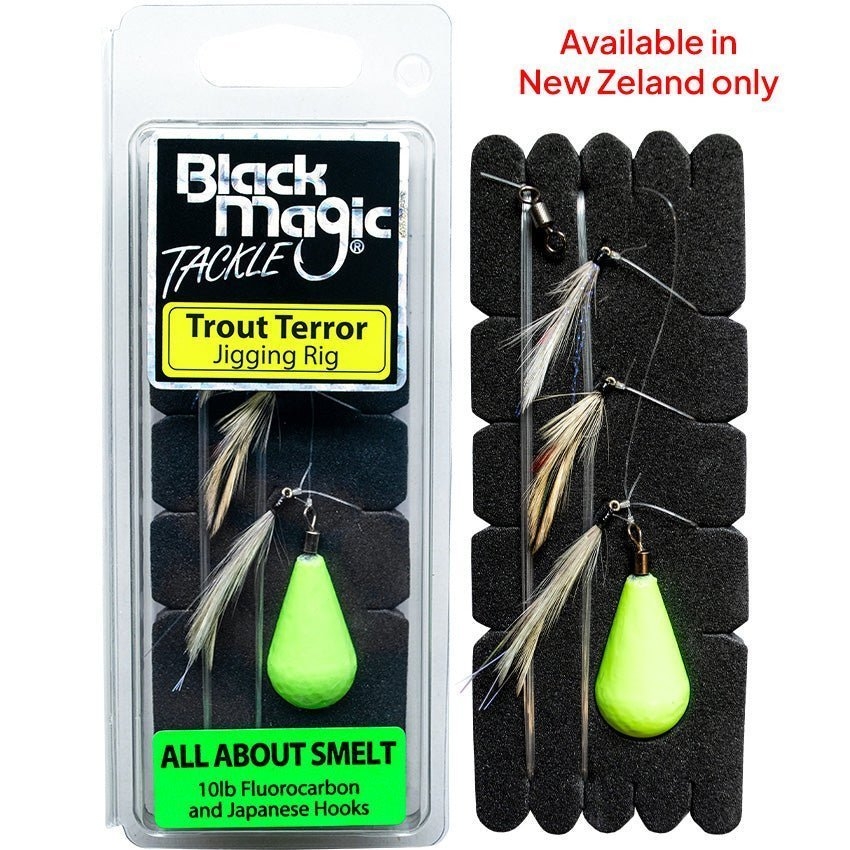 Black Magic Trout Terror Fly Jigging Rig All About Smelt