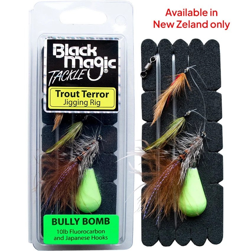 Black Magic Trout Terror Fly Jigging Rig Bully Bomb