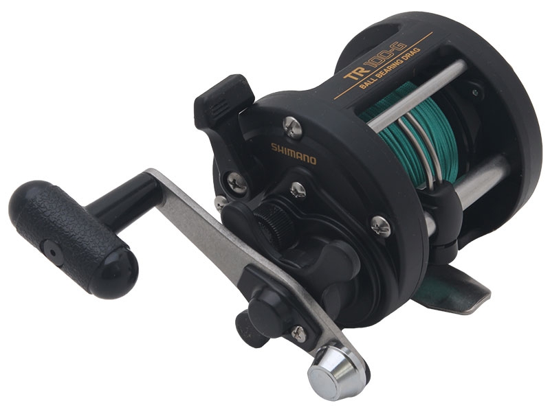 Shimano TR 100 G Harling Reel Spooled with Leadline