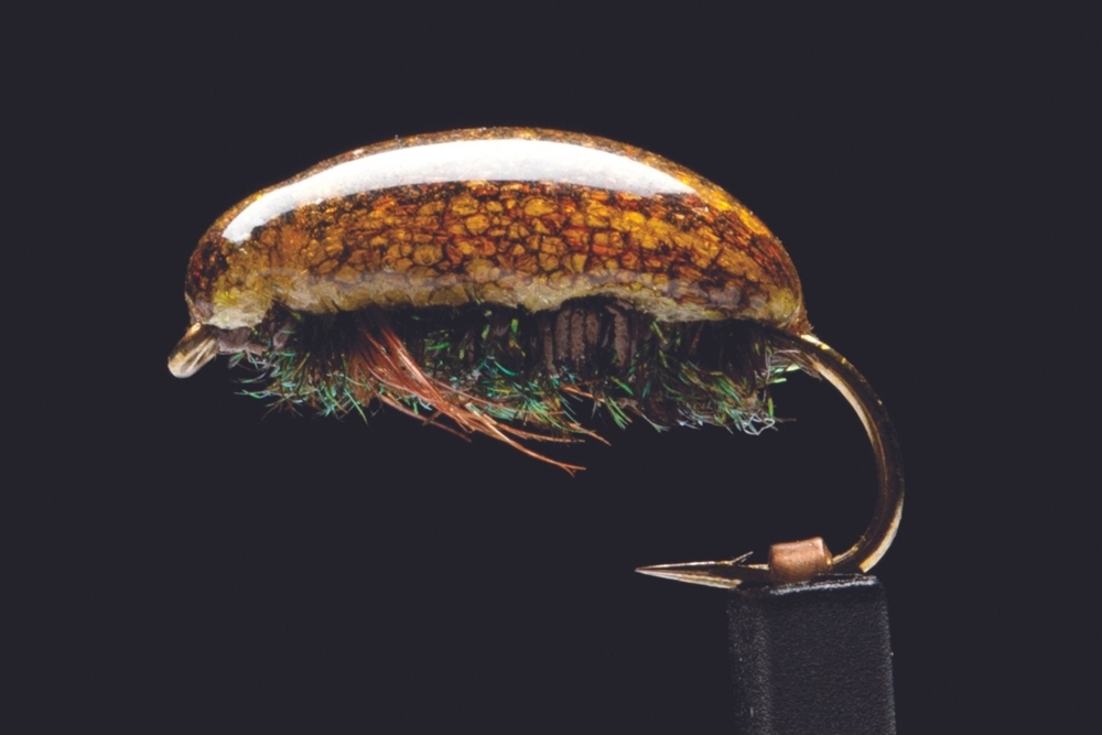 Manic Tackle Project True Brown Beetle Dry Fly #12