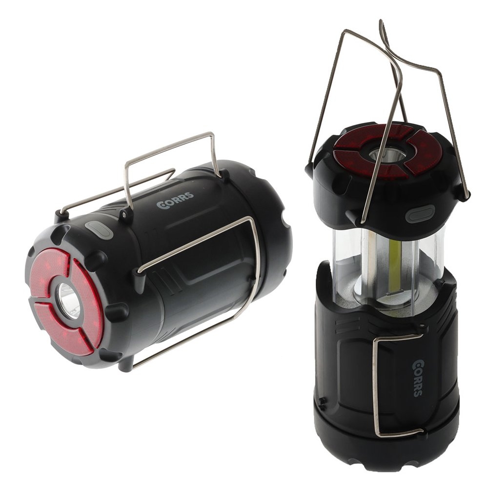 Corrs Multi-Function Rechargeable Collapsible LED Camping Lantern and Torch 350 Lumen