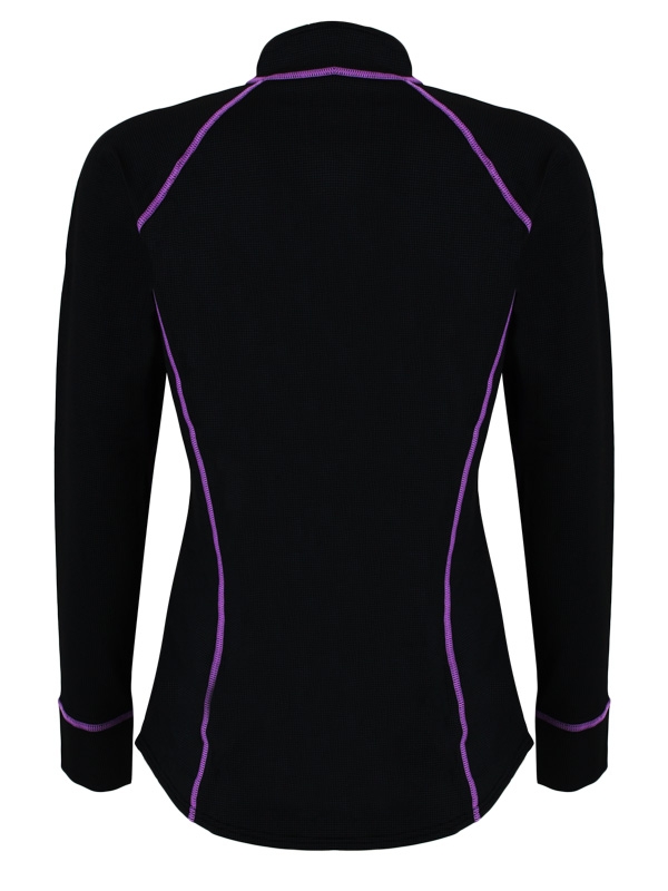 Aropec Womens Thermo-Regulated Quick-Dry Watersports Top with Zip S