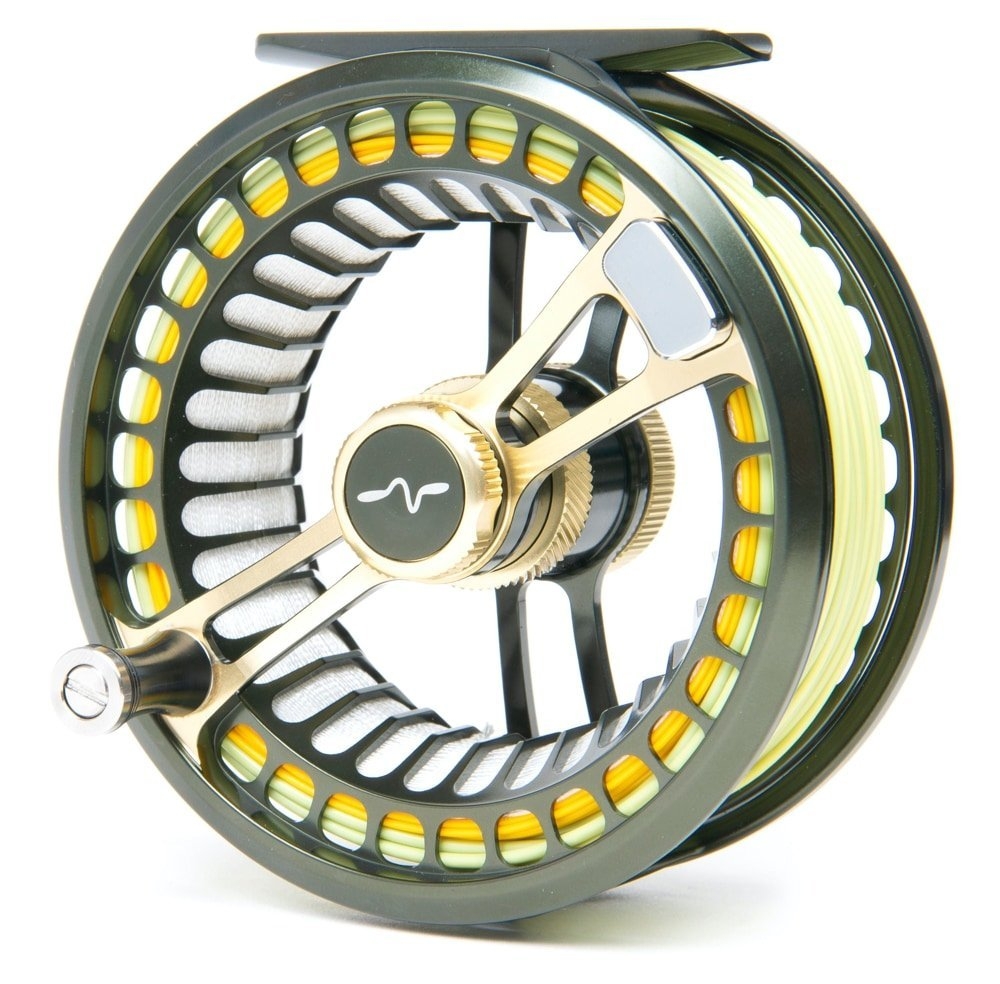 Guideline Fario Fly Reel #4/6 Grey Green/Gold