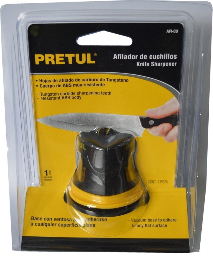 Truper Knife Sharpener with Suction Base