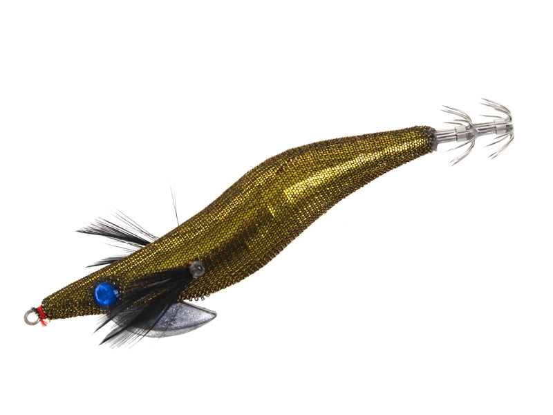 Squid Attack Japanese Squid Jig 3in Gold