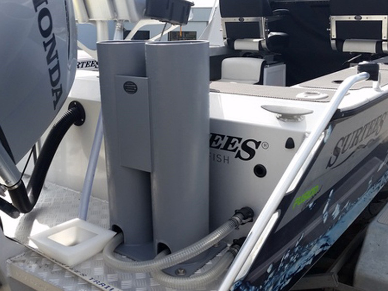 Hi Tech TT02P Plate Mounted Double Tuna Tubes