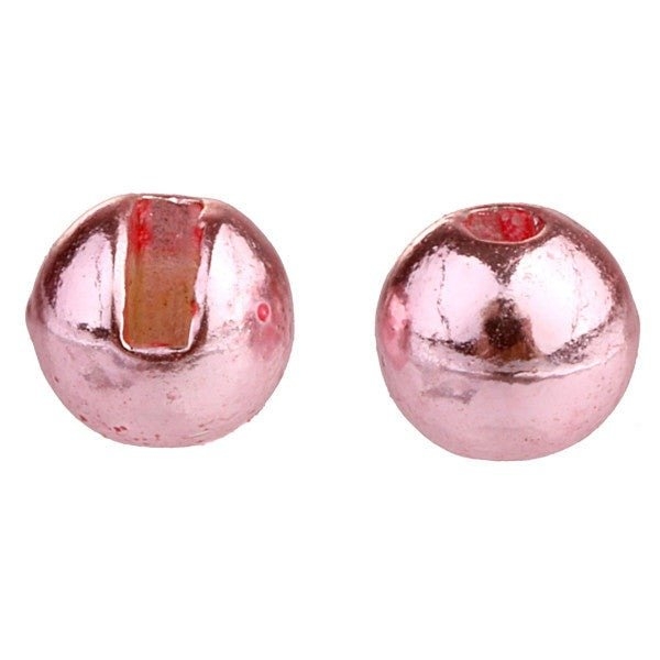 Soldarini Slotted Tungsten Beads 2.5mm Metallic Pink Qty 20