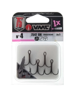 VMC 7547BN 1X-Strong Inline Treble Hook Size 4 Qty 5 Thumbnail VMC 7547BN 1X-Strong Inline Treble Hook Size 4 Qty 5