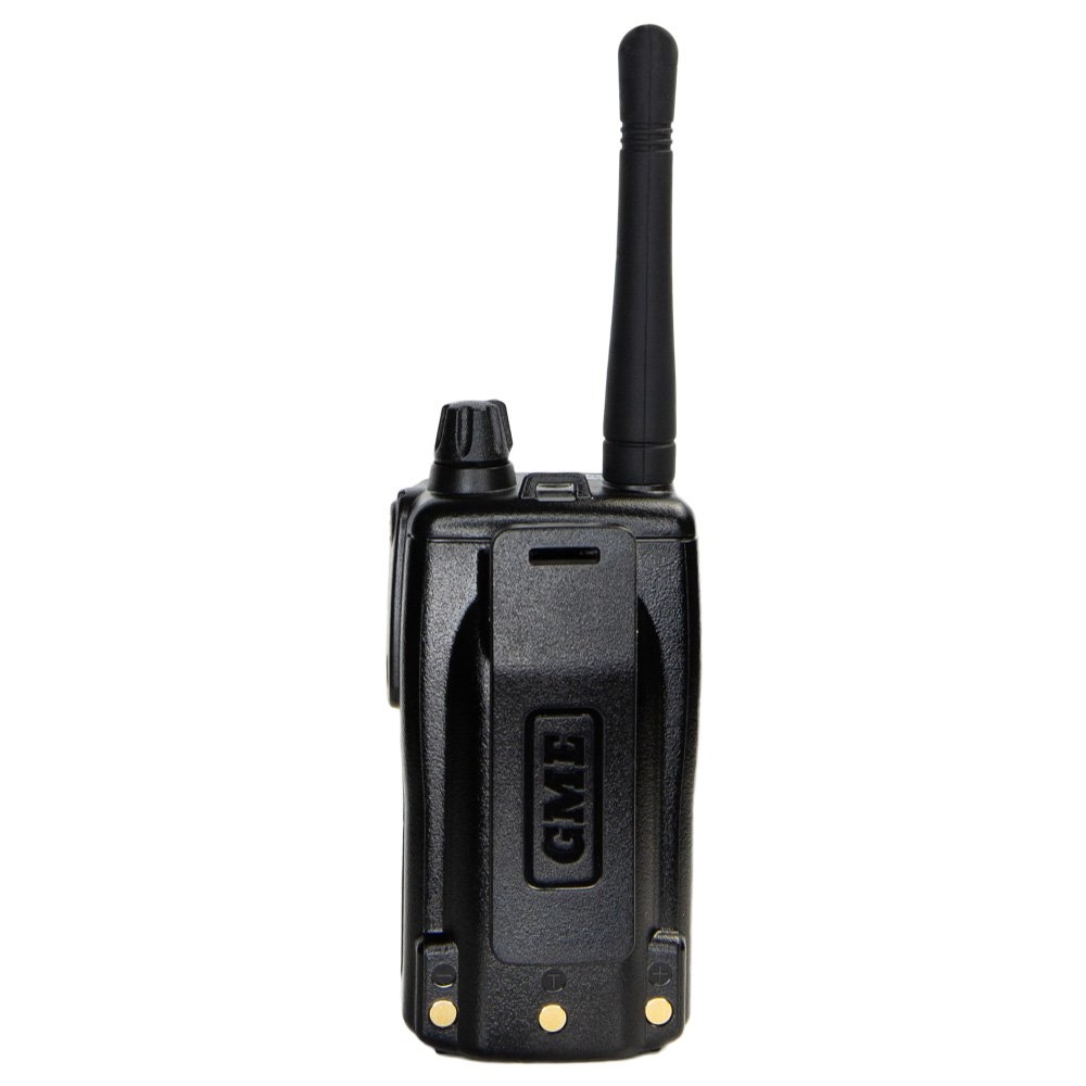 GME TX6165TP Waterproof Handheld UHF CB Radio 5/1W Twin Pack Black