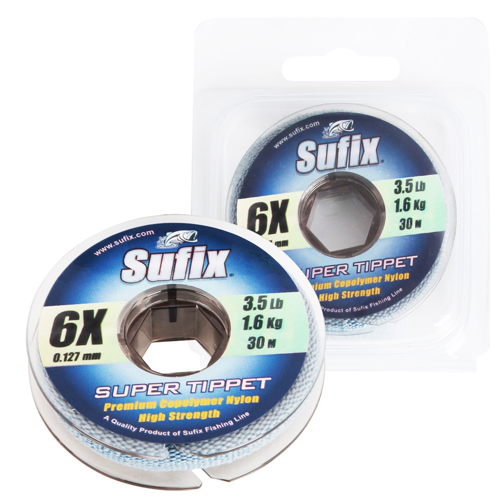 Sufix Super Tippet Fly Leader Clear 30m 3.5lb