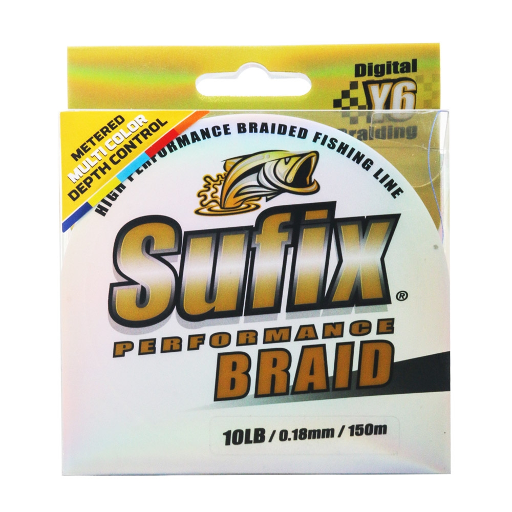 Sufix Performance Multi-Colour Braid 150m 10lb 0.18mm