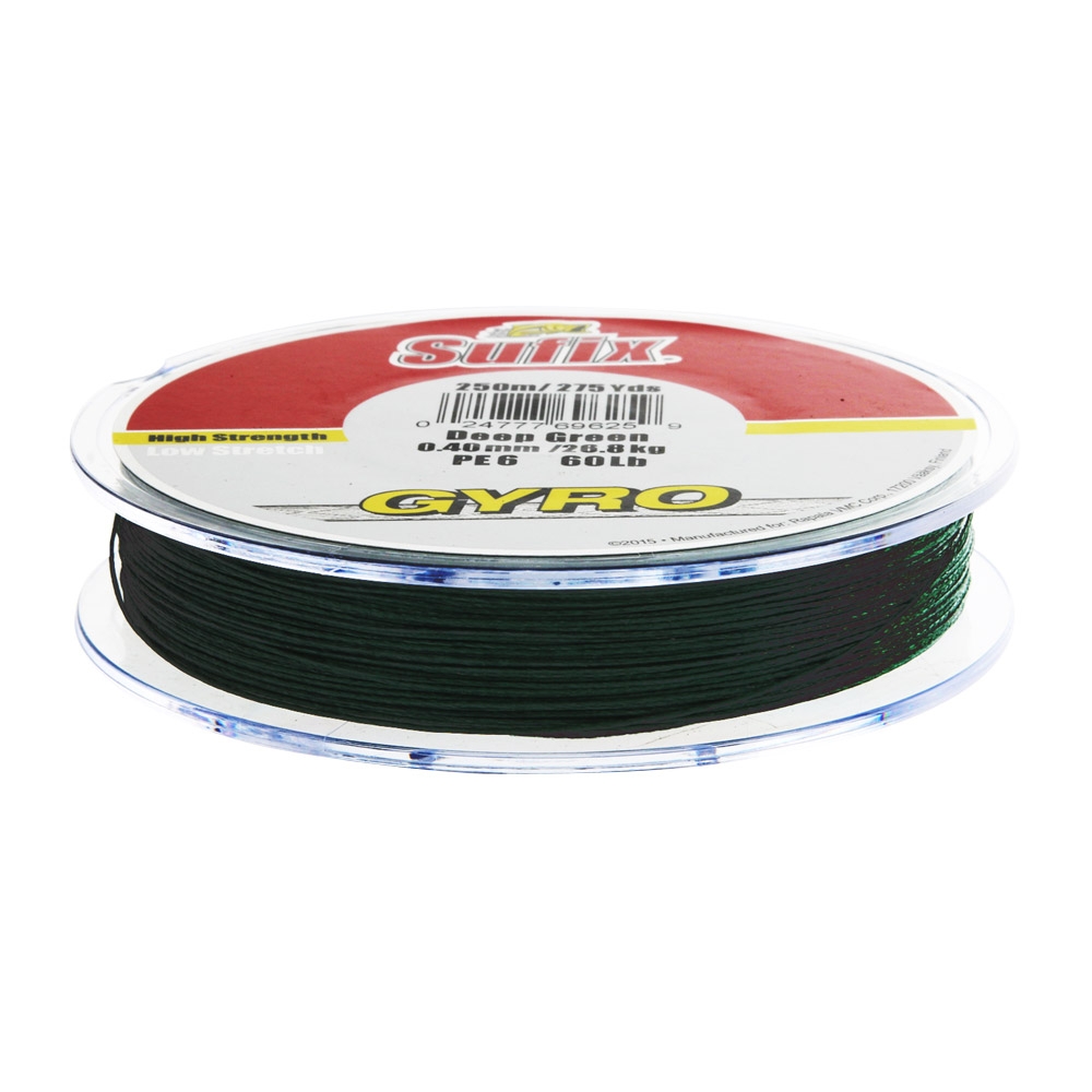 Sufix GYRO Braid Green 60lb 250m