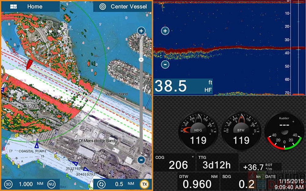 Furuno NavNet TZTouch2 12.1in GPS/Fishfinder TM260 Package
