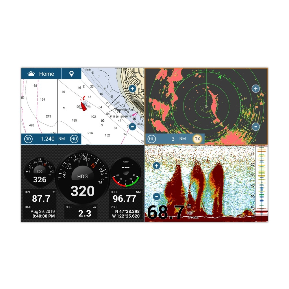 Furuno NavNet TZTouch3 16'' GPS/Fishfinder P66 Package