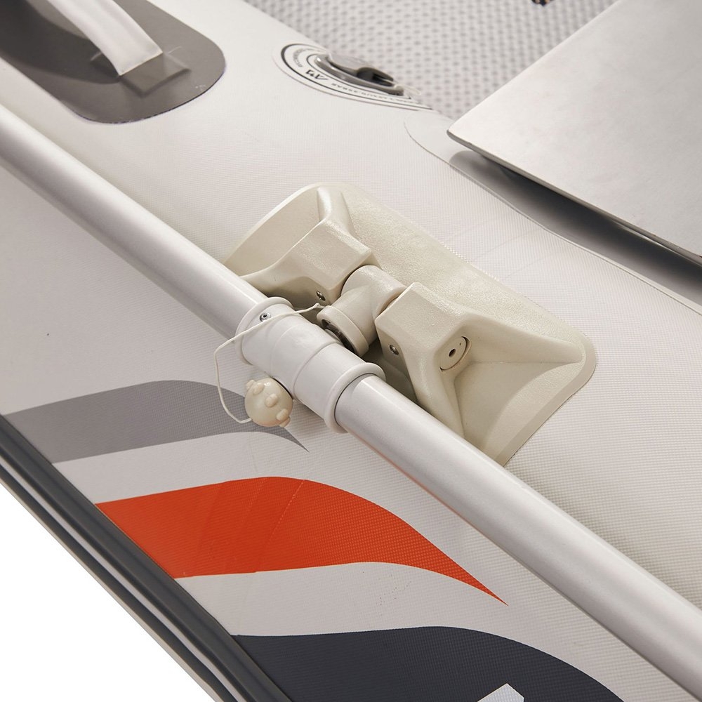 Aqua Marina U-Deluxe 250 3-Person Inflatable Speed Boat with Rigid Floor 8ft 2in