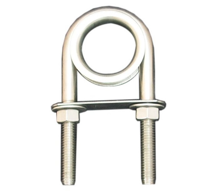 Cleveco Stainless Steel U Bolt 10x110mm with Eye and Plate