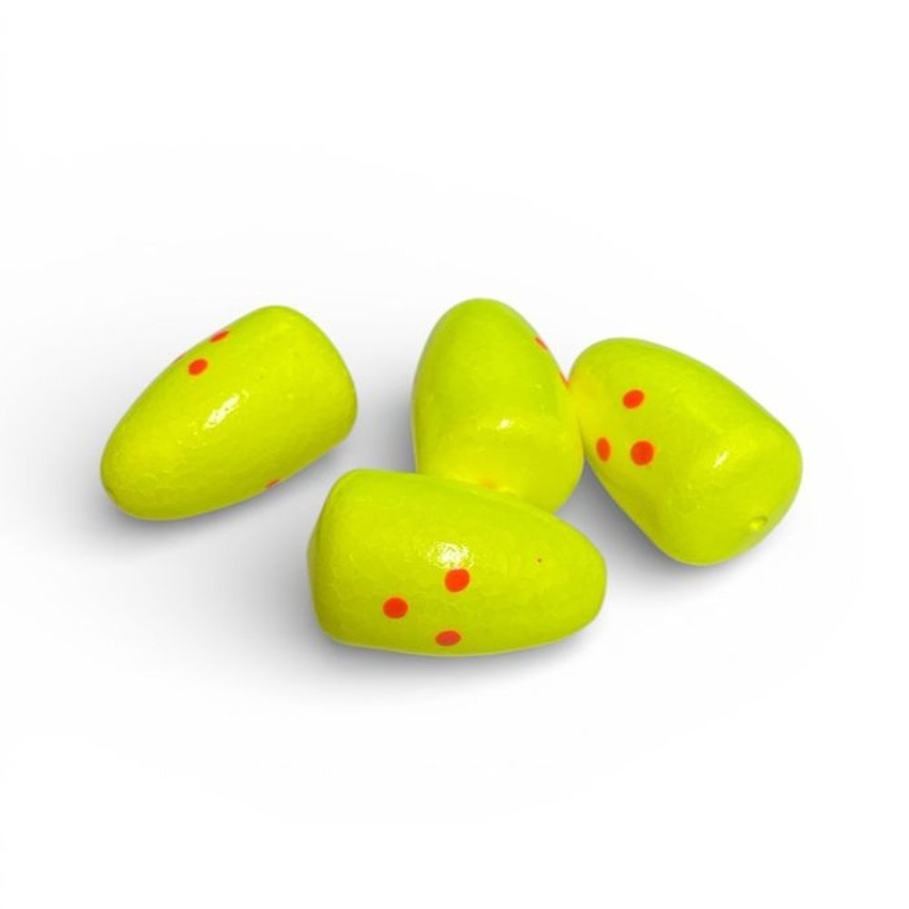 Sea Harvester Surfcasting Bullet Floats 40 x 20mm Qty 4 Chartreuse Orange