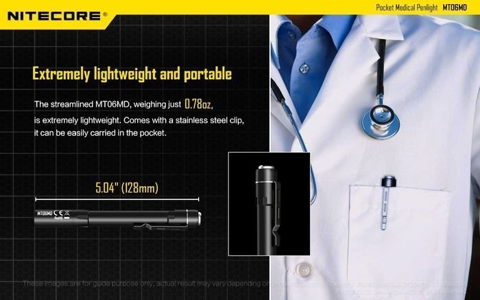 NITECORE Medical Flashlight 180 Lumen