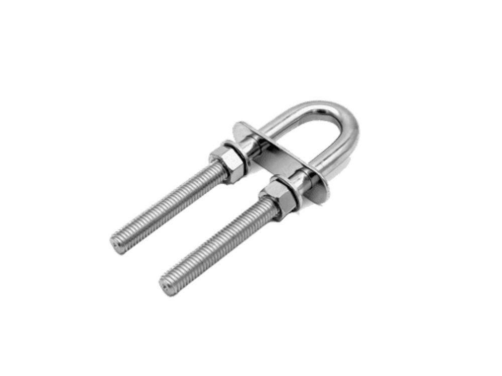 Stainless Steel U-Bolt with Plate 12x157x52mm