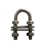 Cleveco 316 Stainless Steel U-Bolt with Four Nuts and Two Plates 8x100mm