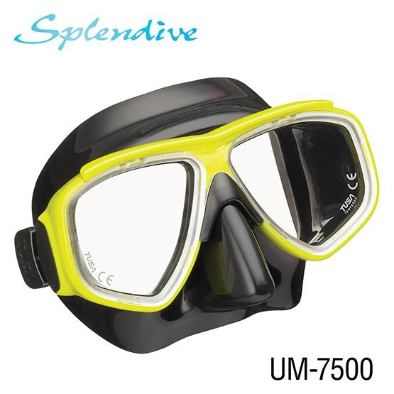 TUSA Splendive Mask Black/Flash Yellow