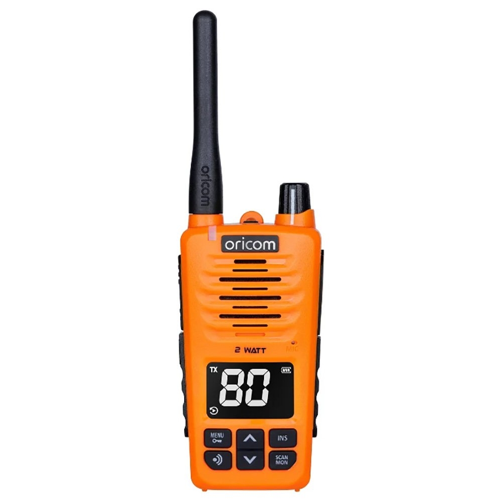 Oricom UHF2600-1 IPX7 Floating UHF CB Radio 2W Orange