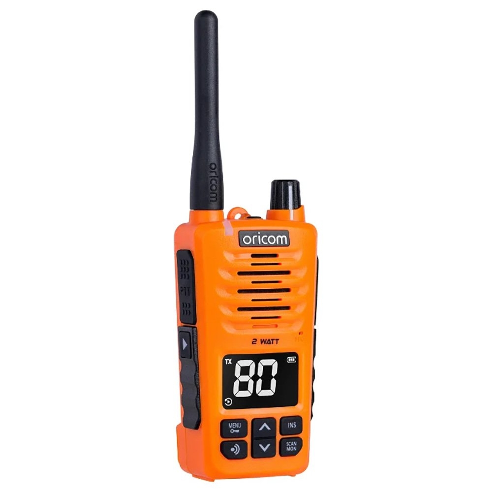 Oricom UHF2600-1 IPX7 Floating UHF CB Radio 2W Orange