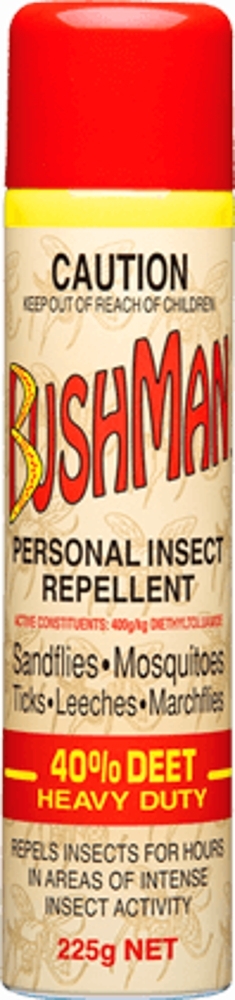 Bushman Ultra HD Insect Repellent Aerosol Spray 60g