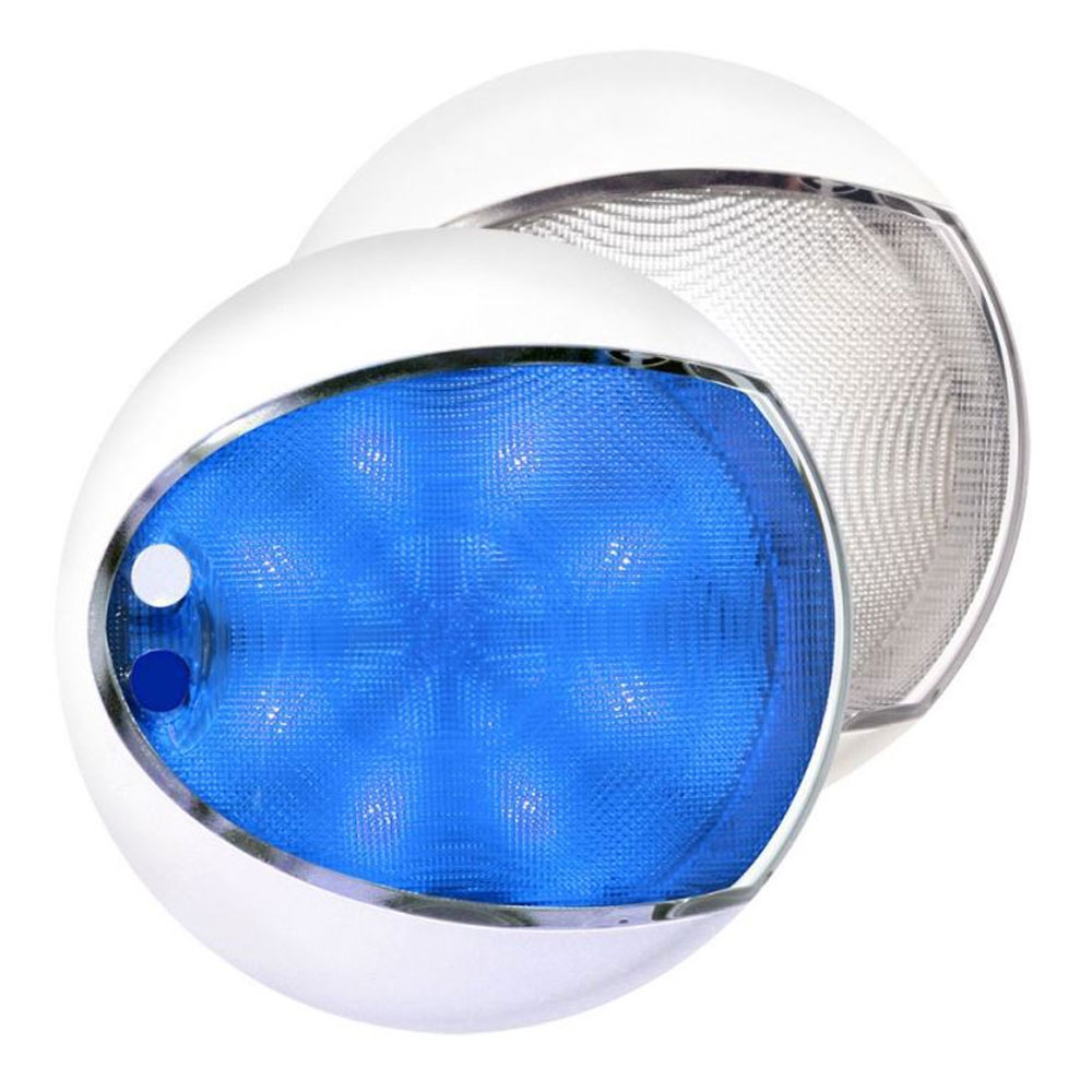 Hella Marine White/Blue EuroLED Touch Lamp White Shroud