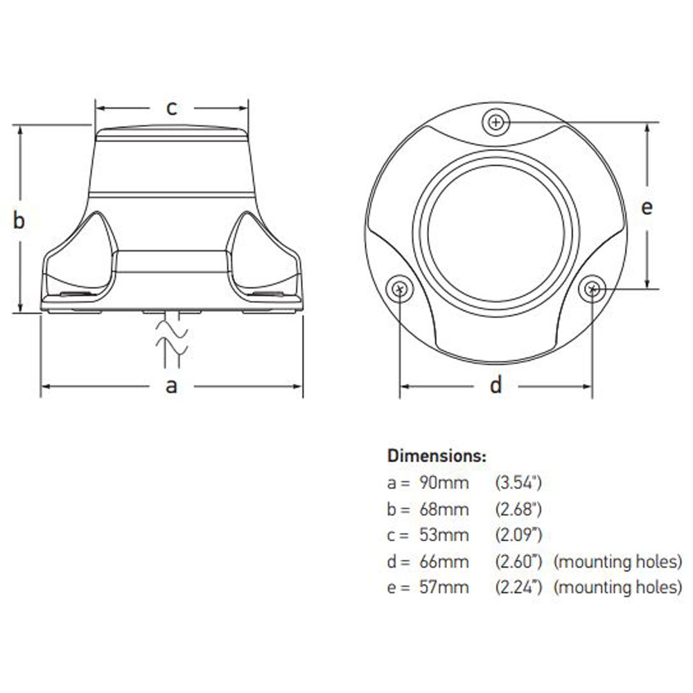 Hella Marine 2NM NaviLED 360 PRO All Round Navigation Light - White Housing