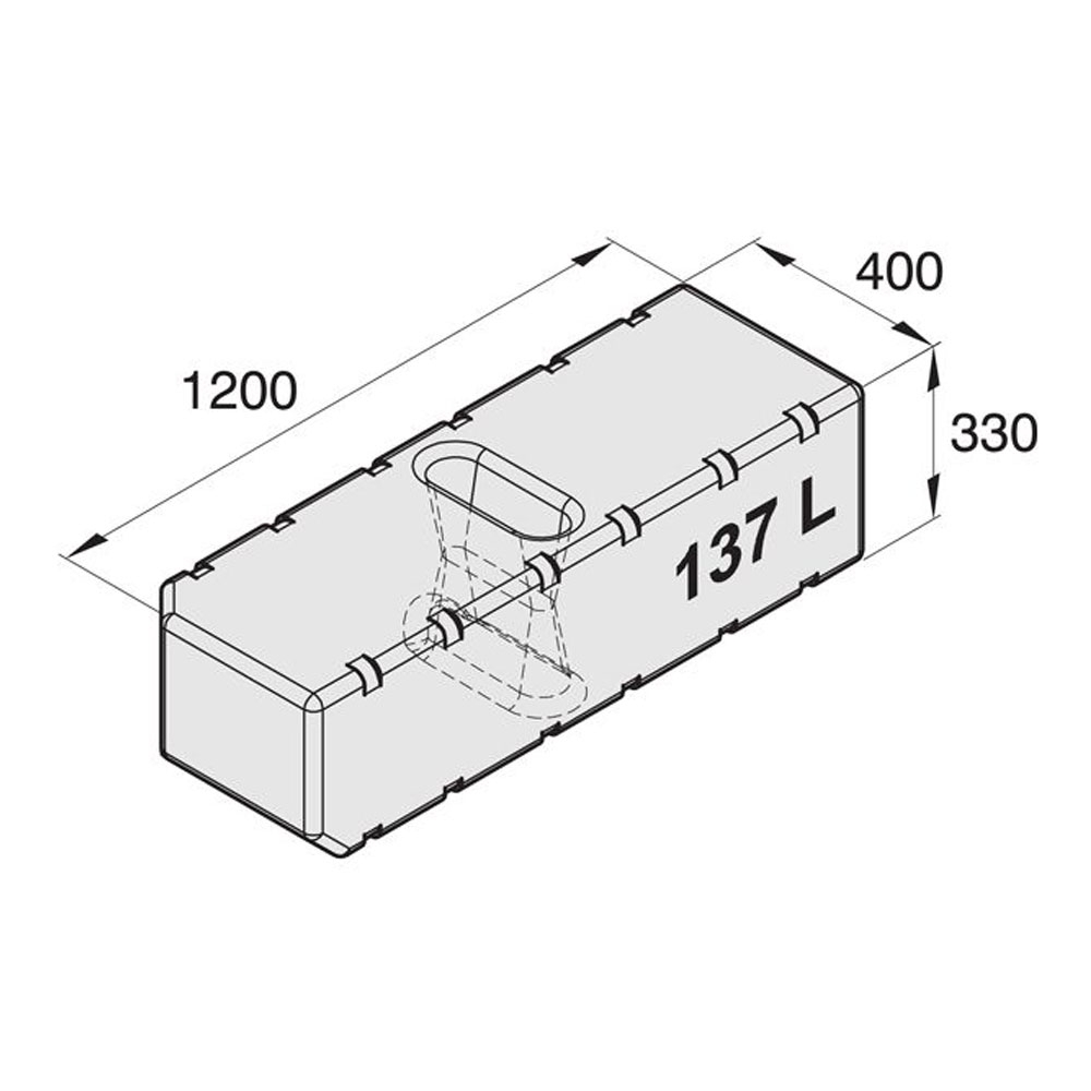 VETUS All-Purpose Tank 137L