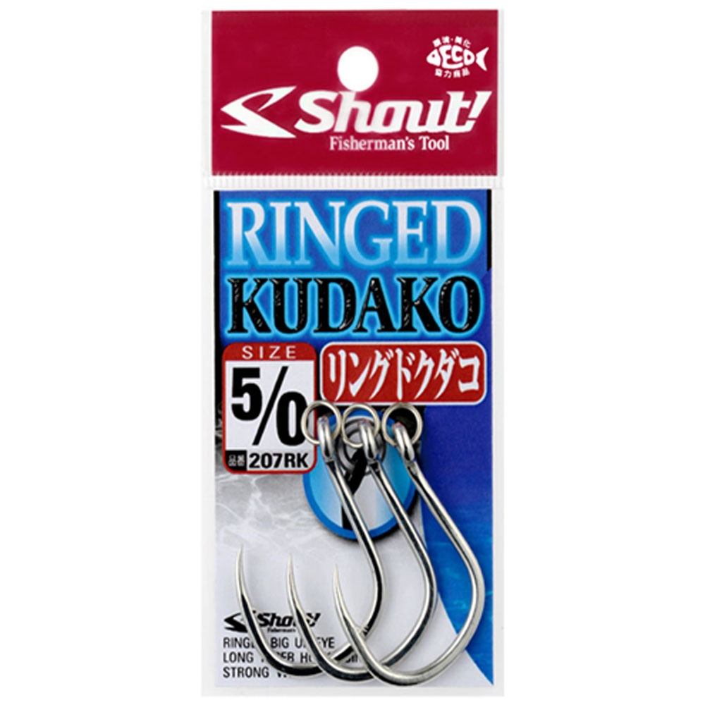 Shout! Ringed Kudako Jigging Hook 6/0 6.4g Qty 2