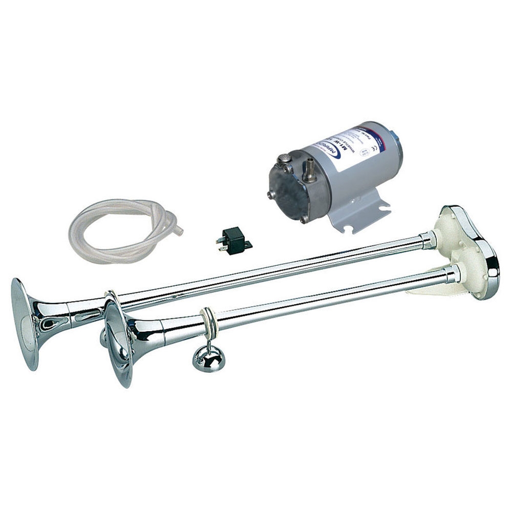 Marco RIM-N Twin Brass Chromed Boat Horn 24v
