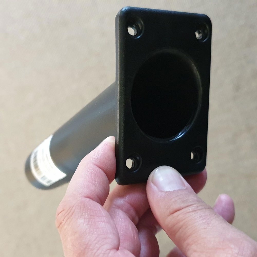 Southern Ocean Premium Flush Mount Angled Rod Holder Black