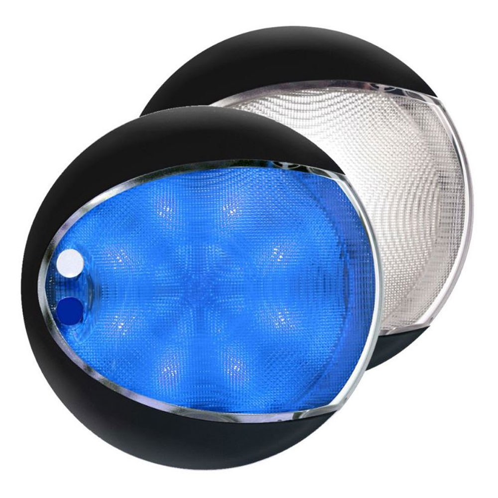 Hella Marine White/Blue EuroLED Touch Lamp Black Shroud