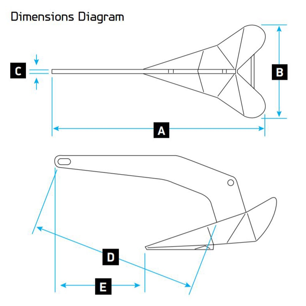 Lewmar Delta Anchor - Stainless Steel