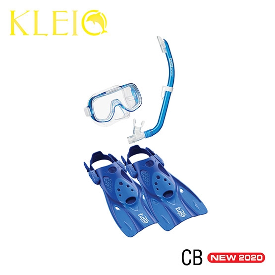 TUSA Sport Mini-Kleio Hyperdry Youth Snorkeling Set Blue S