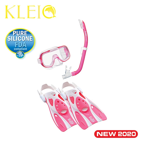 TUSA Sport Mini-Kleio Hyperdry Youth Snorkeling Set Pink S